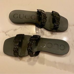 Gucci Rubber Sandals